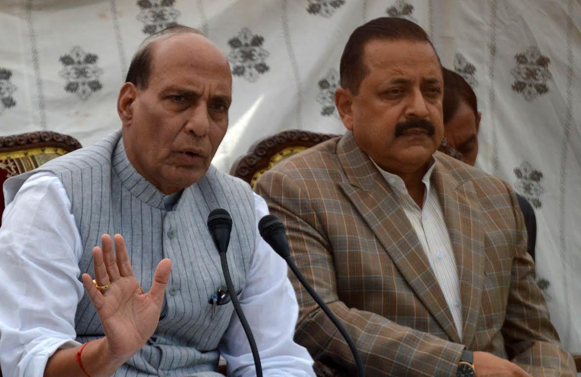 JK integral part of India: Rajnath